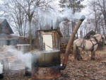 Making maple syrup